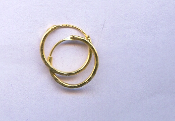 GOLD EARRING PLAIN GENERAL