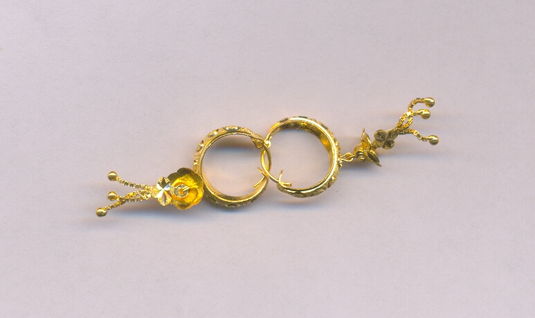 GOLD EARRING PLAIN GENERAL
