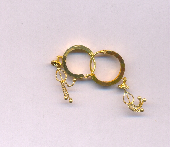 GOLD EARRING PLAIN GENERAL