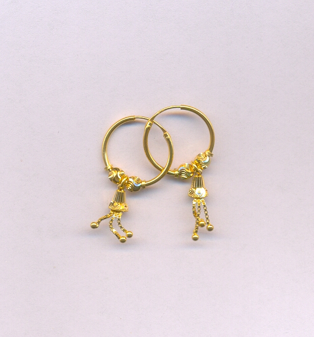 GOLD EARRING PLAIN GENERAL