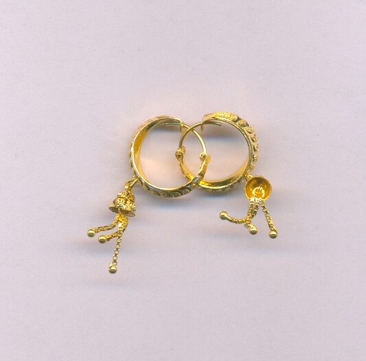 GOLD EARRING PLAIN GENERAL