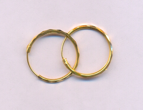 GOLD EARRING PLAIN GENERAL