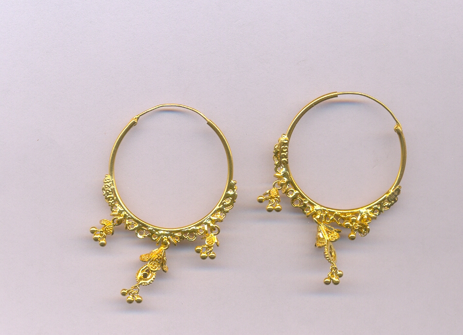 GOLD EARRING PLAIN GENERAL