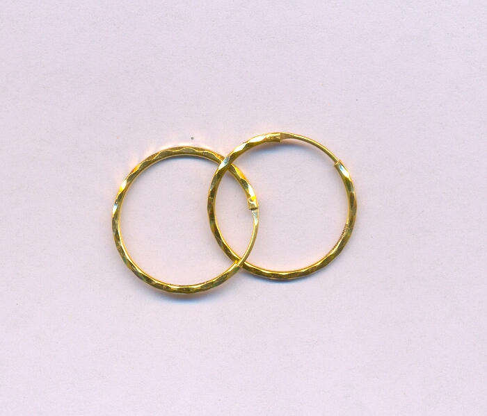 GOLD EARRING PLAIN GENERAL