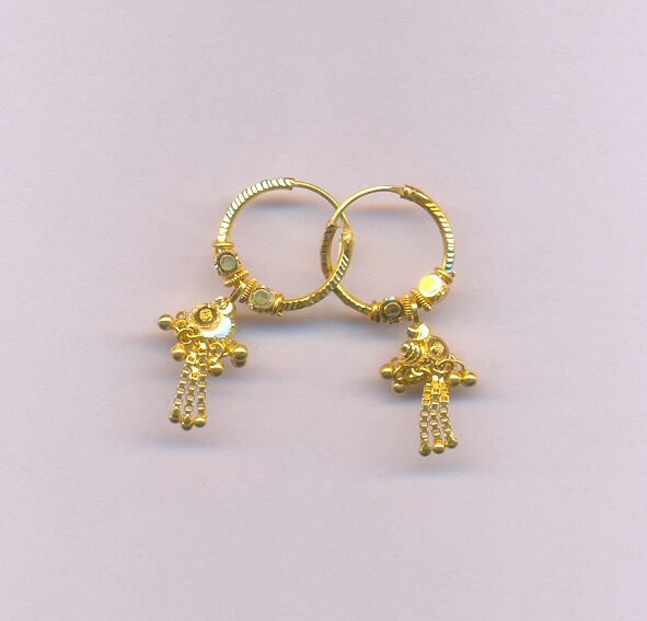 GOLD EARRING PLAIN GENERAL