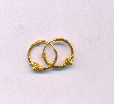 GOLD EARRING PLAIN GENERAL