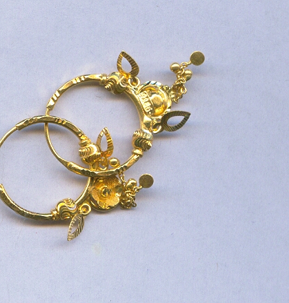 GOLD EARRING PLAIN GENERAL