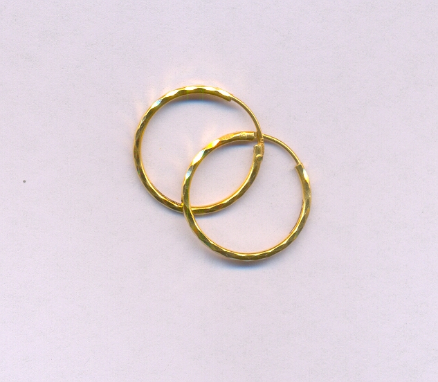 GOLD EARRING PLAIN GENERAL