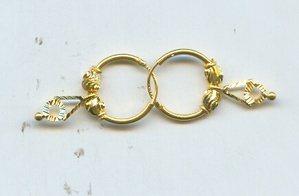 GOLD EARRING PLAIN GENERAL