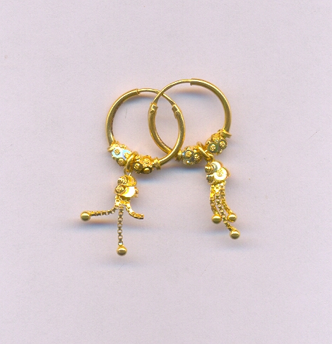 GOLD EARRING PLAIN GENERAL