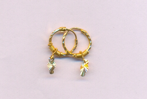GOLD EARRING PLAIN GENERAL