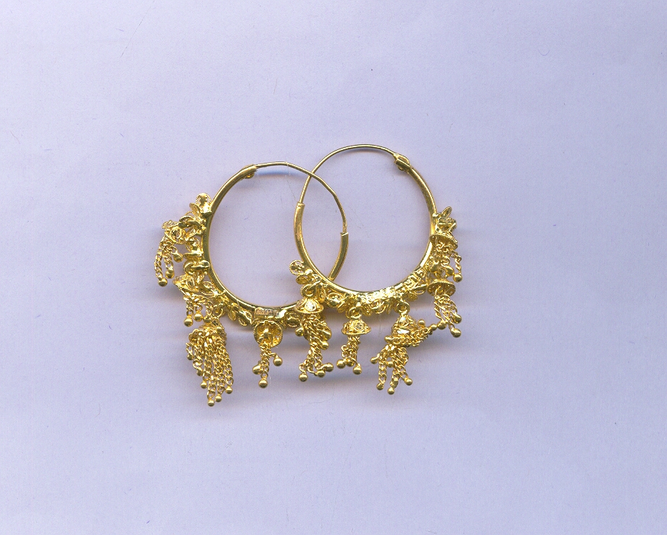 GOLD EARRING PLAIN GENERAL