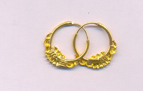 GOLD EARRING PLAIN GENERAL