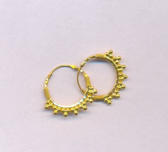 GOLD EARRING PLAIN GENERAL