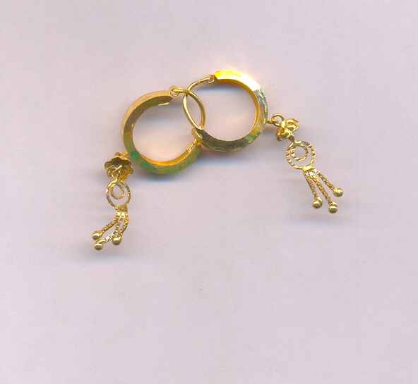GOLD EARRING PLAIN GENERAL