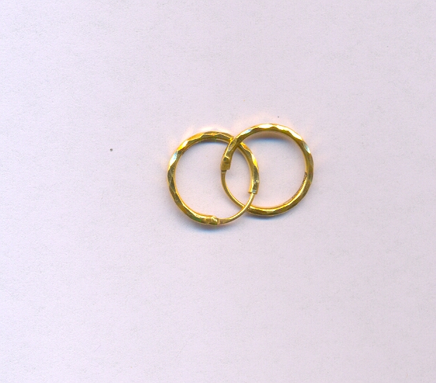 GOLD EARRING PLAIN GENERAL