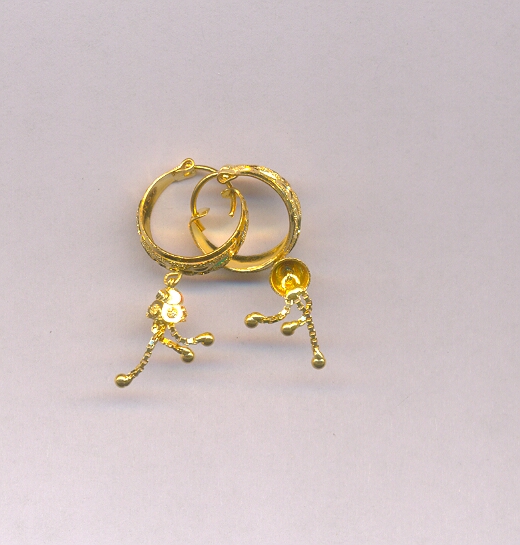 GOLD EARRING PLAIN GENERAL