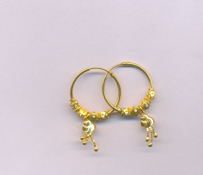 GOLD EARRING PLAIN GENERAL