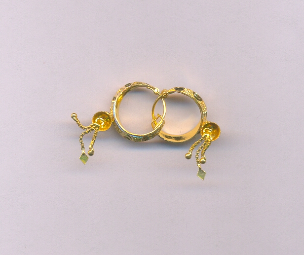 GOLD EARRING PLAIN GENERAL