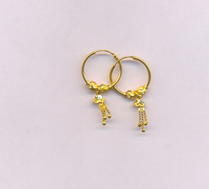 GOLD EARRING PLAIN GENERAL