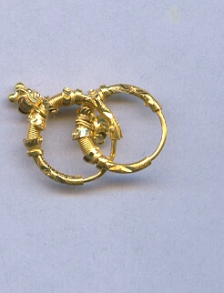 GOLD EARRING PLAIN GENERAL