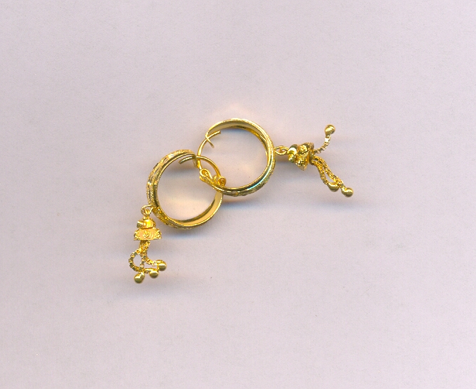 GOLD EARRING PLAIN GENERAL