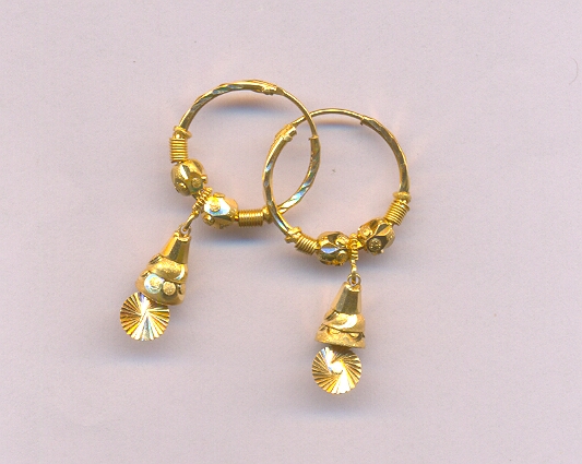 GOLD EARRING PLAIN GENERAL