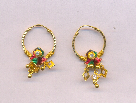 GOLD EARRING PLAIN GENERAL