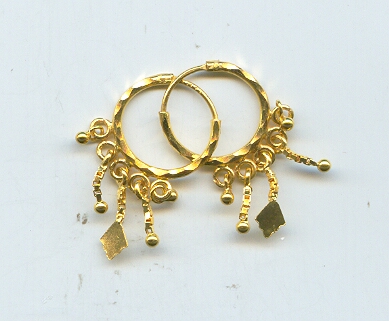 GOLD EARRING PLAIN GENERAL