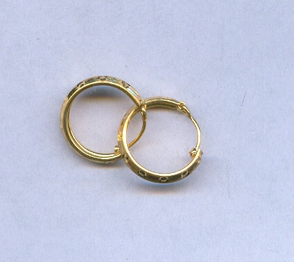 GOLD EARRING PLAIN GENERAL
