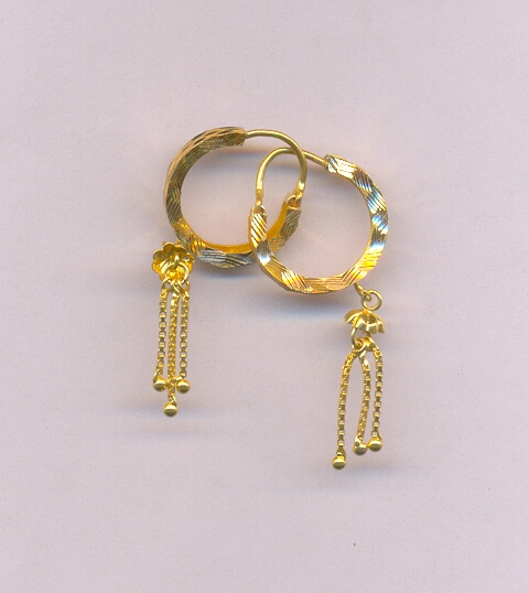 GOLD EARRING PLAIN GENERAL