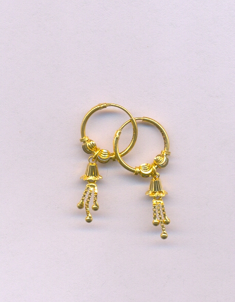 GOLD EARRING PLAIN GENERAL
