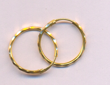 GOLD EARRING PLAIN GENERAL