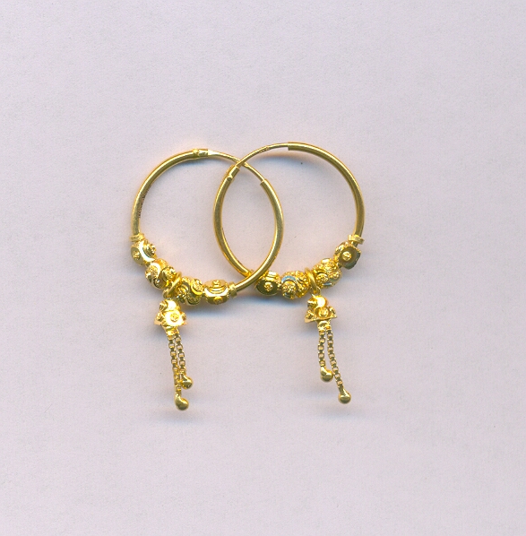 GOLD EARRING PLAIN GENERAL