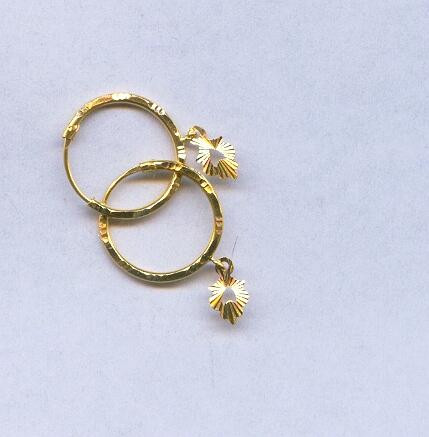 GOLD EARRING PLAIN GENERAL