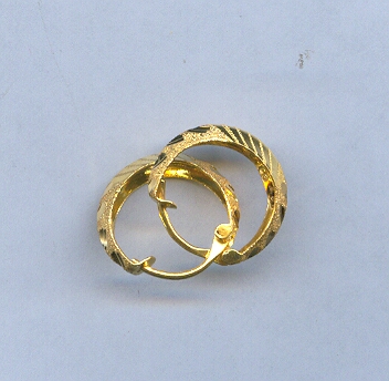 GOLD EARRING PLAIN GENERAL