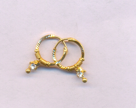 GOLD EARRING PLAIN GENERAL