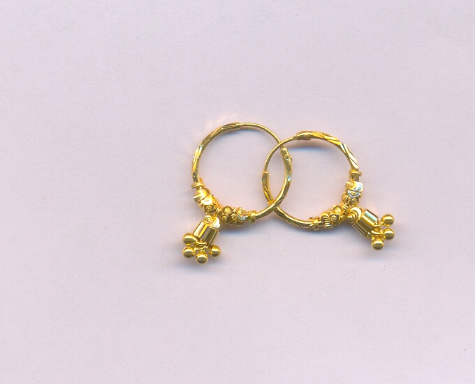 GOLD EARRING PLAIN GENERAL