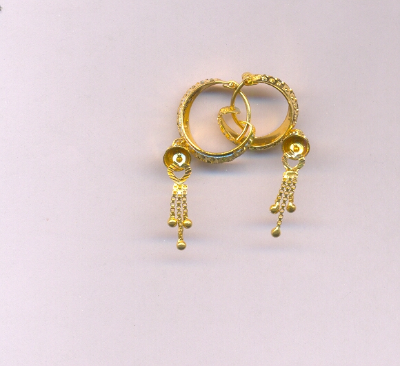 GOLD EARRING PLAIN GENERAL