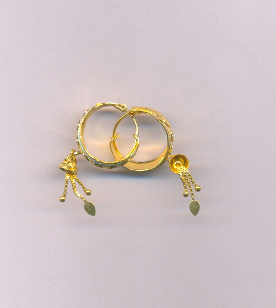 GOLD EARRING PLAIN GENERAL