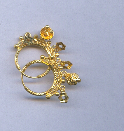 GOLD EARRING PLAIN GENERAL