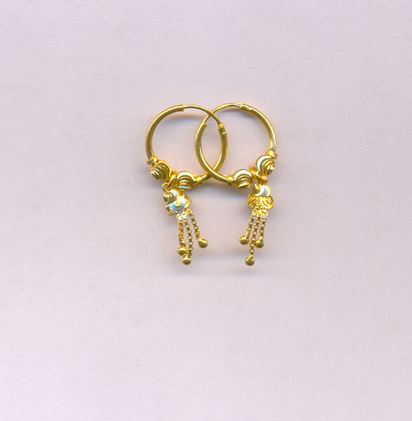 GOLD EARRING PLAIN GENERAL