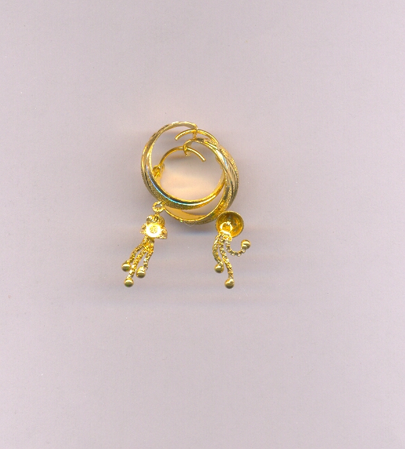 GOLD EARRING PLAIN GENERAL