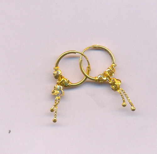GOLD EARRING PLAIN GENERAL