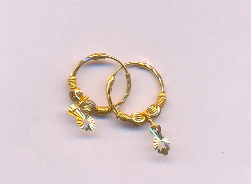 GOLD EARRING PLAIN GENERAL