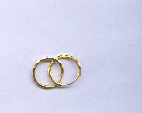 GOLD EARRING PLAIN GENERAL