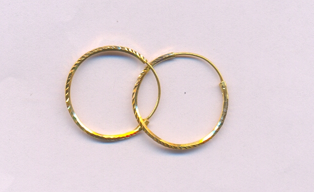 GOLD EARRING PLAIN GENERAL