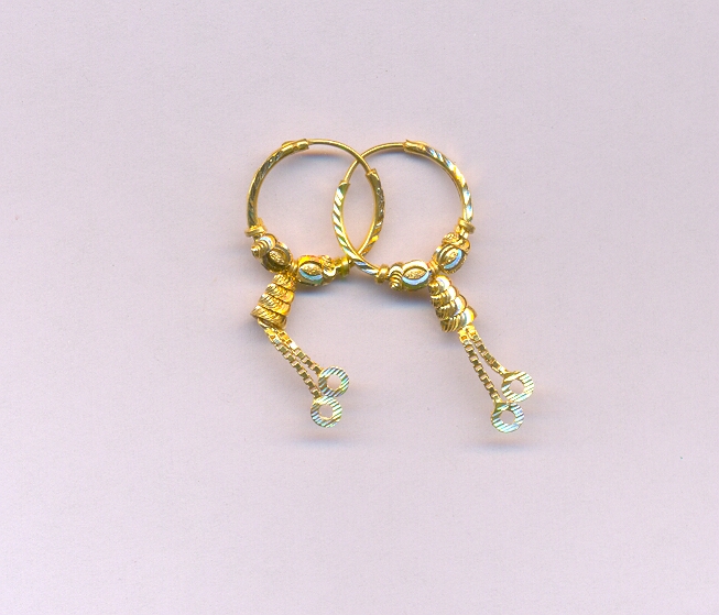 GOLD EARRING PLAIN GENERAL