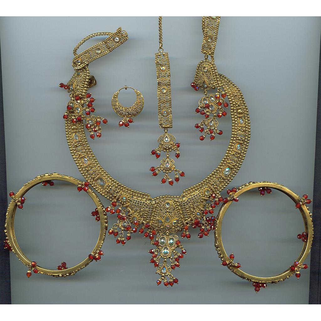 GOLD FULL SET ROUND ANTIQUE EXCLUSIVE