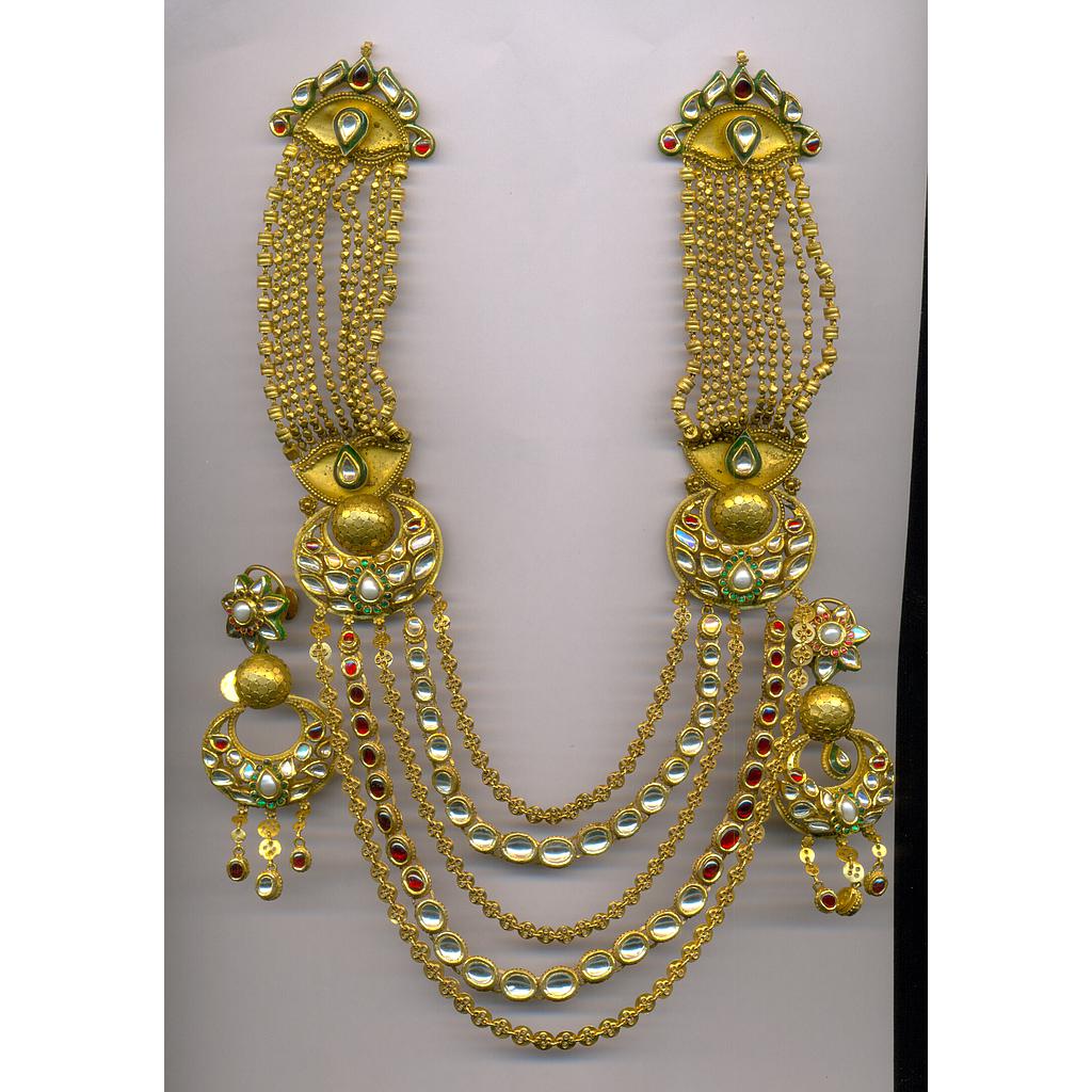 GOLD HALF SET LONG ANTIQUE EXCLUSIVE